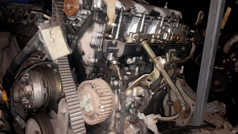 FIAT DAILY 00-06 Motor, diesel fűzött blokk hengerfejjel bontott alkatrész