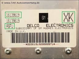 OPEL CORSA A 90-93 Motorvezérlő egység ecu pcm modul bontott alkatrész