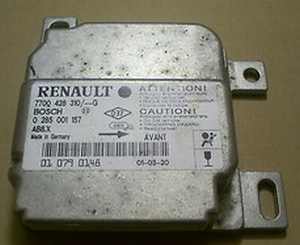 RENAULT CLIO 98-01 Légzsák indító elektronika bontott alkatrész