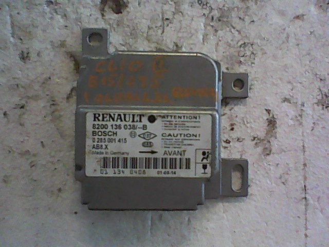 RENAULT CLIO 01-06 Légzsák indító elektronika bontott alkatrész