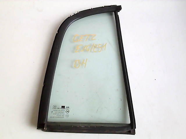 HYUNDAI GETZ 05-09 Bal hátsó fixüveg ajtóban bontott alkatrész