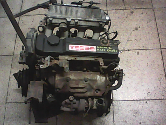 MAZDA 323 94-98 Motor, diesel fűzött blokk hengerfejjel bontott alkatrész