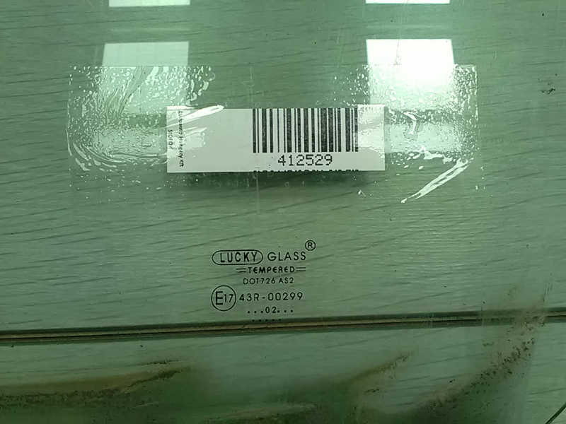 RENAULT KANGOO 97-03 Bal első ajtóüveg bontott alkatrész