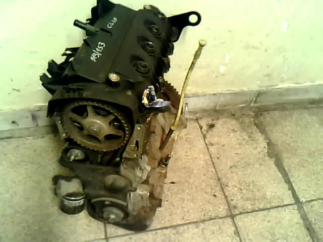 RENAULT CLIO 06-09 Motor. benzin fűzött blokk hengerfejjel bontott alkatrész