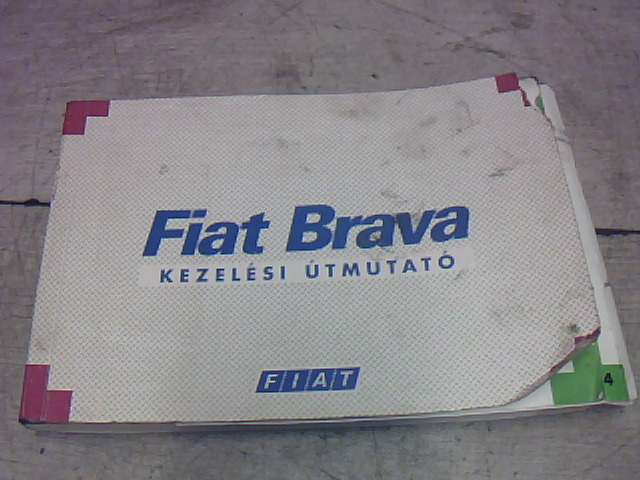 FIAT BRAVA Kezelési útmutató bontott alkatrész