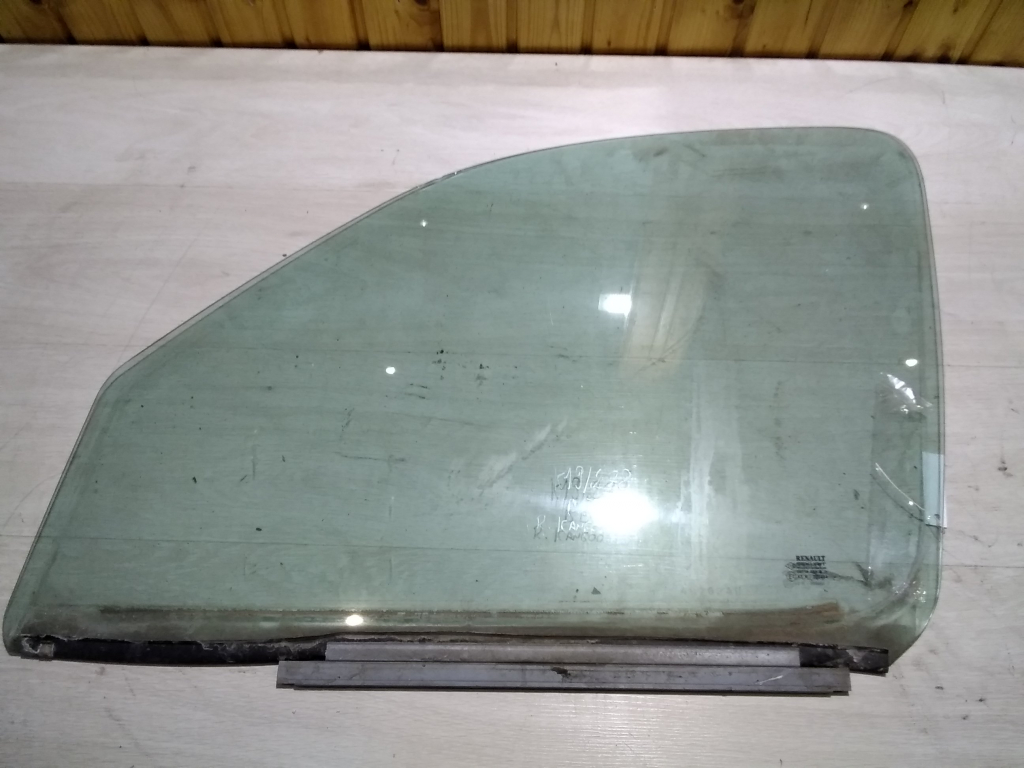 RENAULT KANGOO 97-03 Bal első ajtóüveg bontott alkatrész