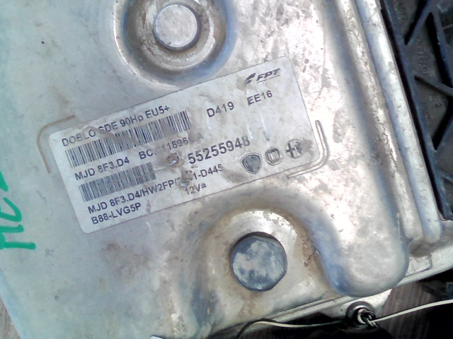 FIAT Doblo 2009.09.01-2014.12.31 Motorvezérlő egység ecu pcm modul bontott alkatrész